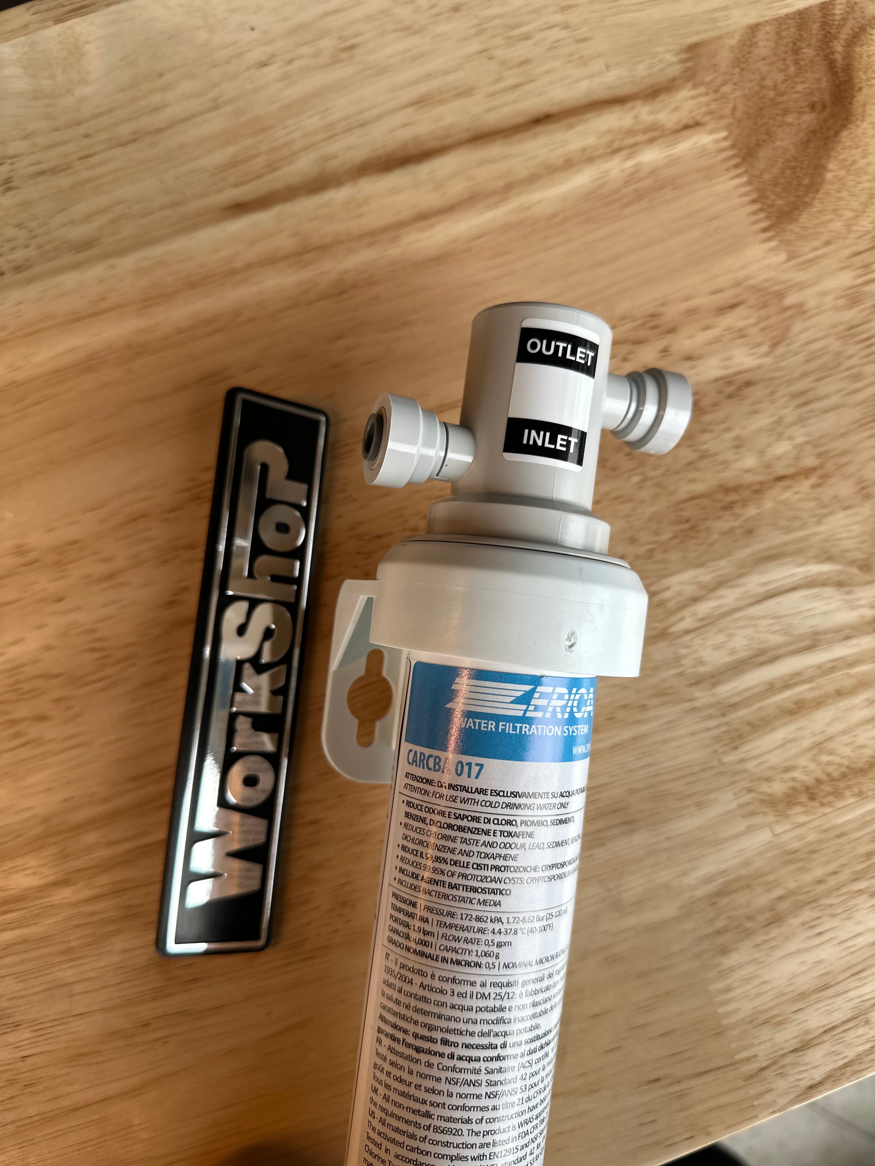 Kit di filtrazione 3M 1/4" per Futura, Supra, Omnia, You ZERICA SIMPLY ONE 017 04: