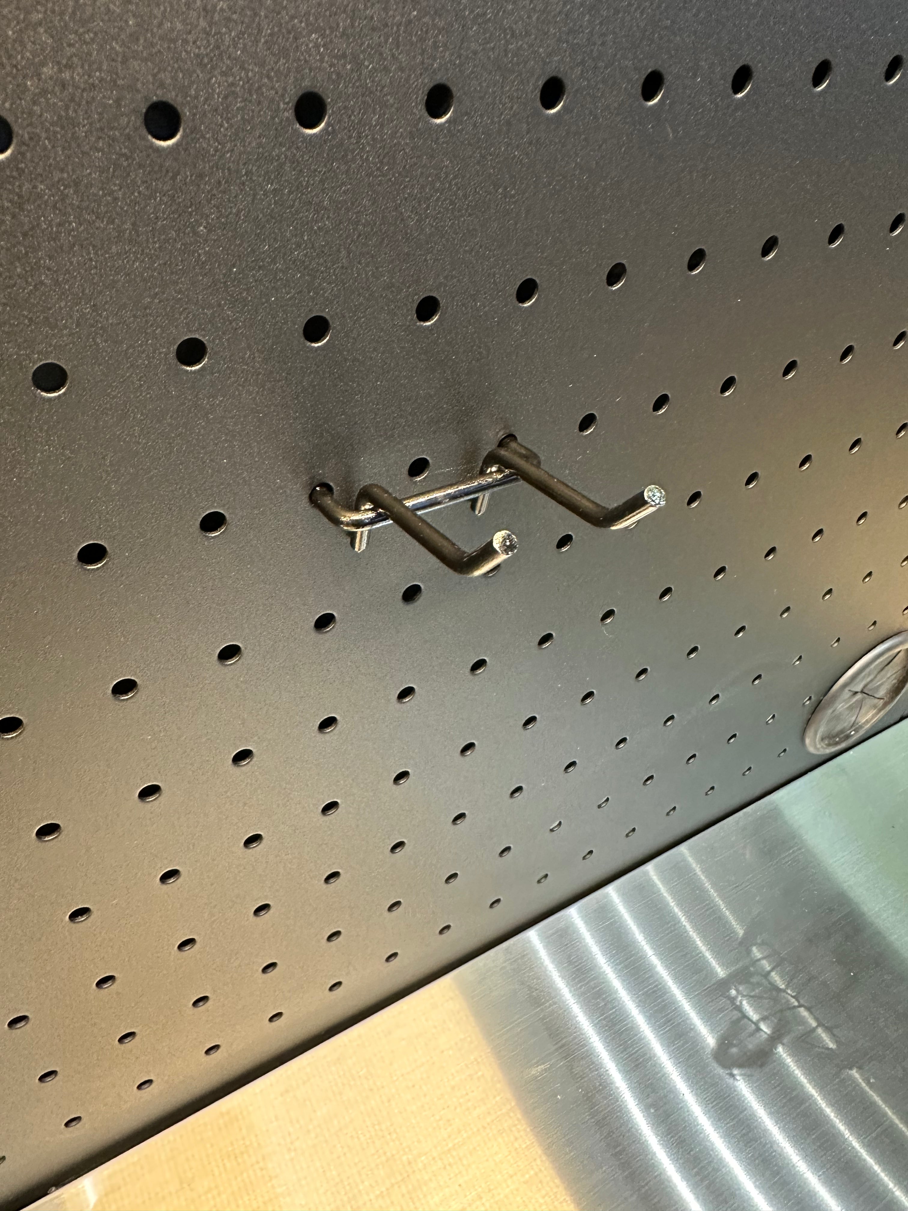 Ganci doppi ad alta resistenza per Arredo Officina Workshopitaly MPS Total Black conf. 12pz.