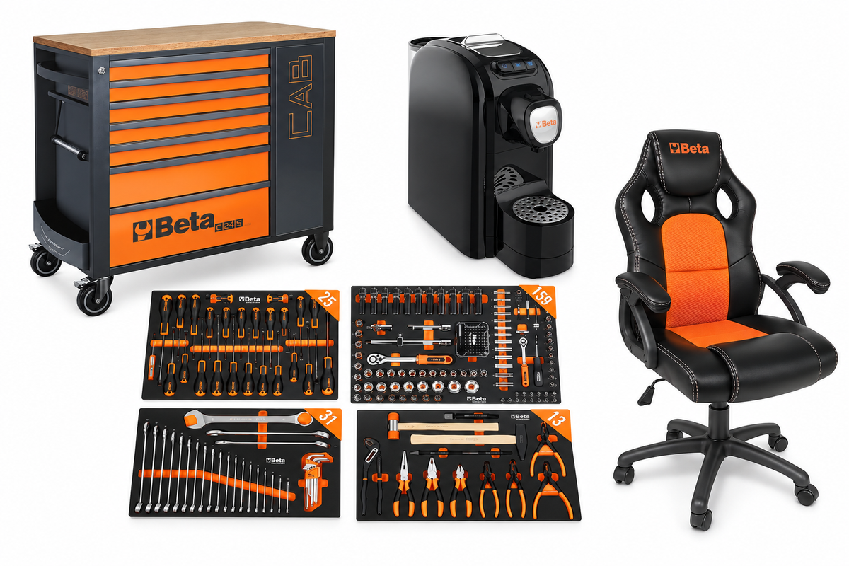 Carrello Beta RSC24L-CAB 7 cassetti con 228 utensili MACCHINA DEL CAFFE E' SEDIA GP