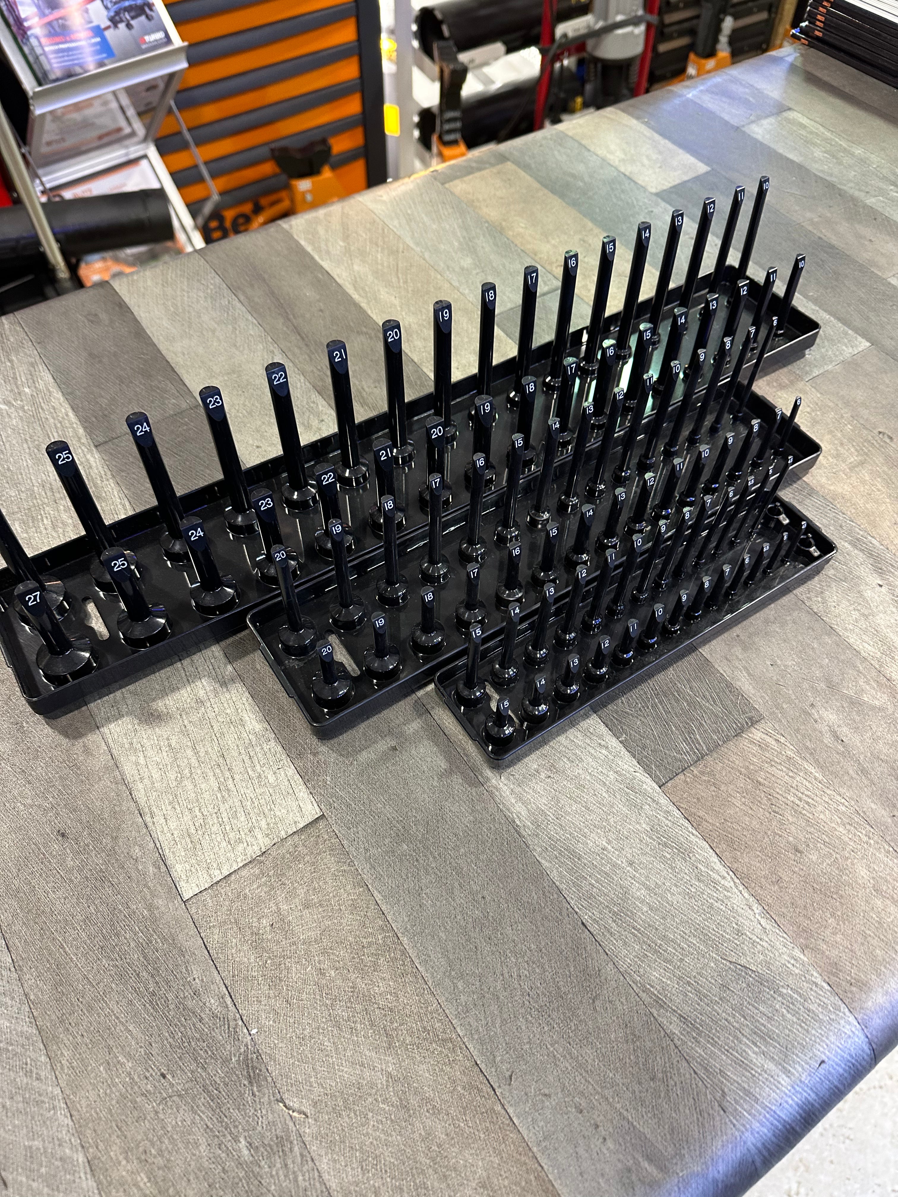 Set 3 portabussole Pvc Arredo Officina Workshopitaly MPS Total Black