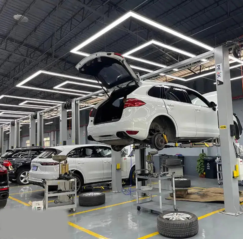 Lampada Led da soffitto doppio rettangolo 4,8 x 2,4 mt