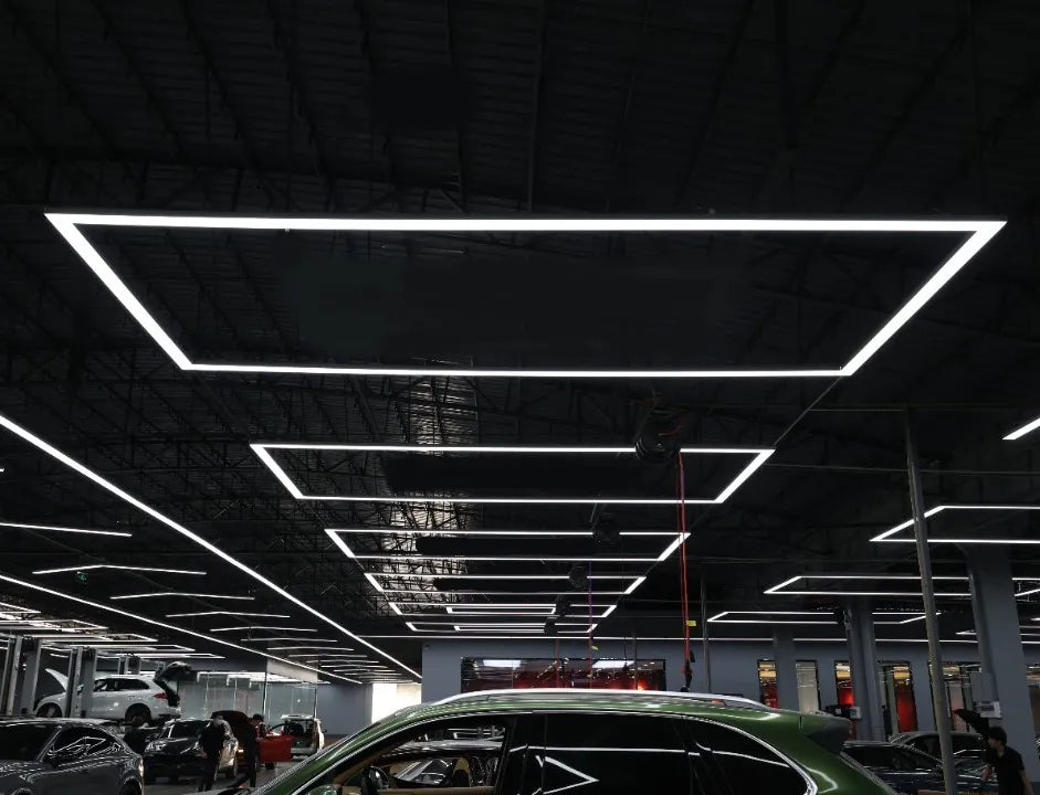 Lampada Led da soffitto rettangolare 4,8 x 2,4 mt