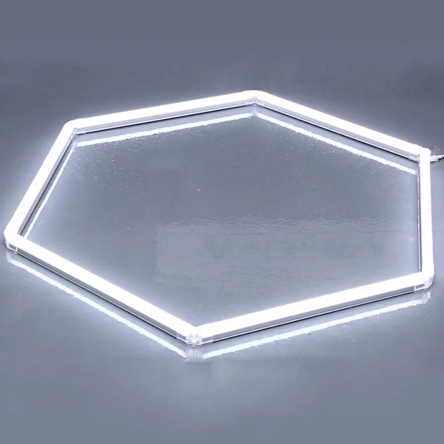 Lampada Led Soffitto 1 luce esagonale 1,2mt 130w