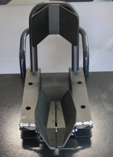 Morsa automatica a ribalta per ponte sollevatore MOTO WorkShopItaly