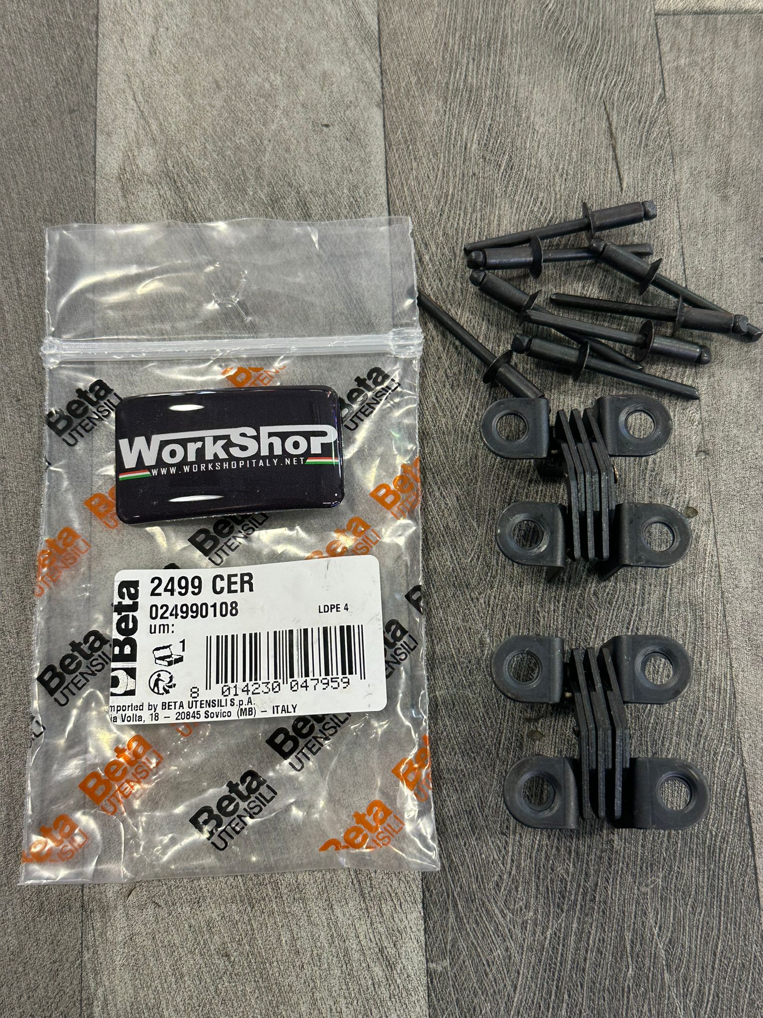 Ricambi per carrello Beta C25