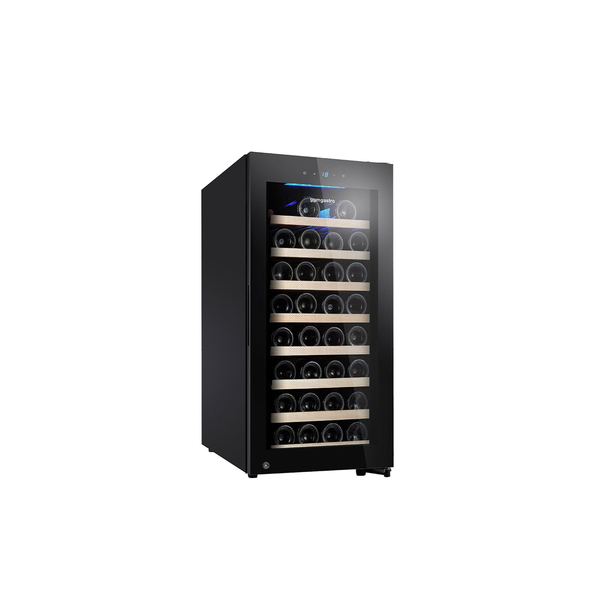 Frigorifero Cantinetta Frigo Vino 1 Zona climatica 100 litri max. 29 bottiglie Full Black Officina