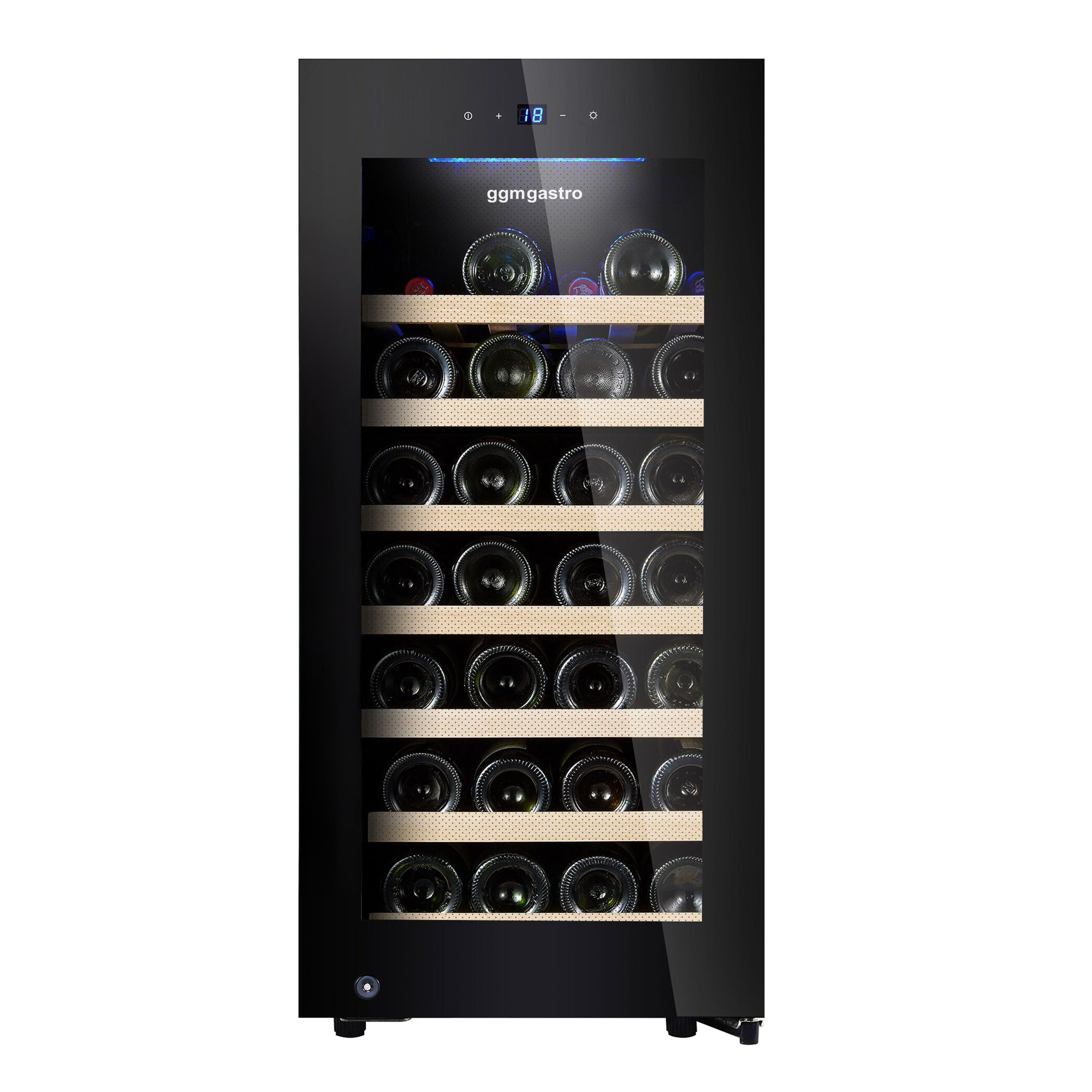 Frigorifero Cantinetta Frigo Vino 1 Zona climatica 100 litri max. 29 bottiglie Full Black Officina