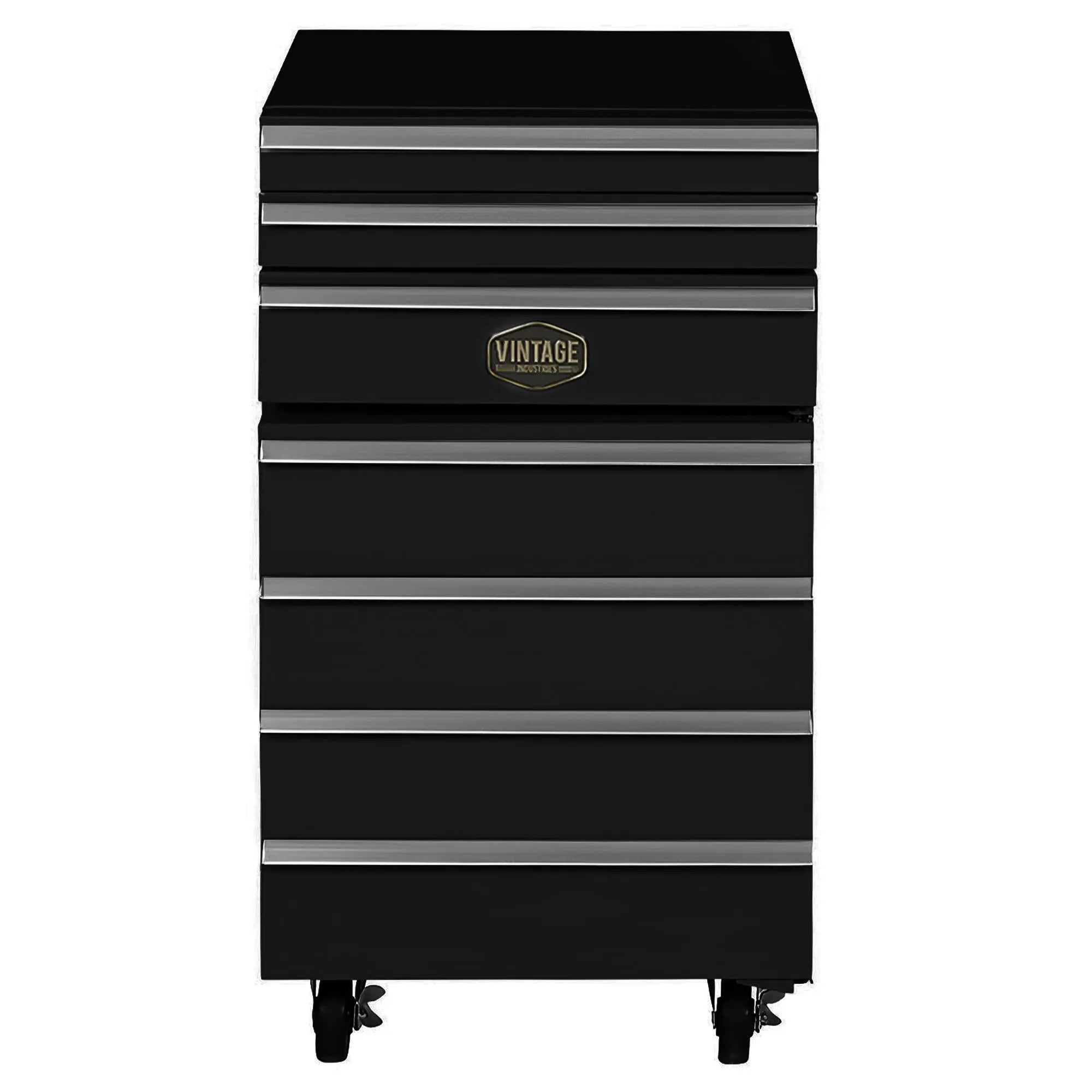 Carrello Vintage Frigorifero 50lt. 3 cassettiFull Black