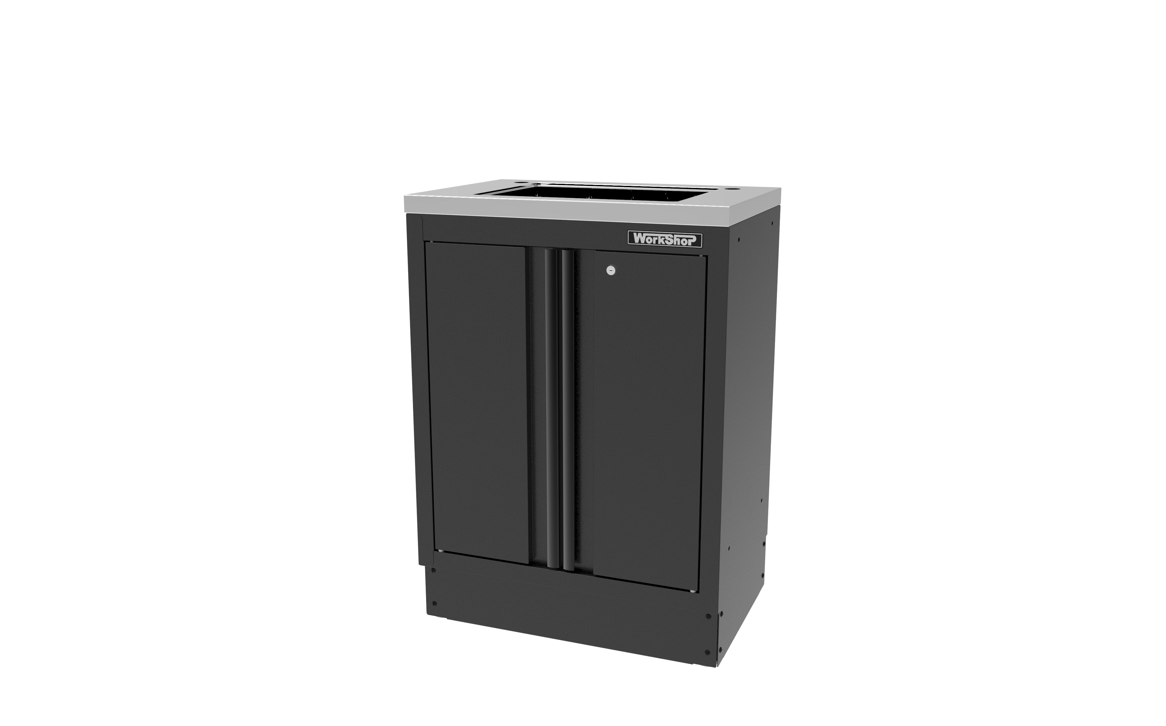 Arredo Officina Workshopitaly MPS 01 inox 6,3mt. Total Black