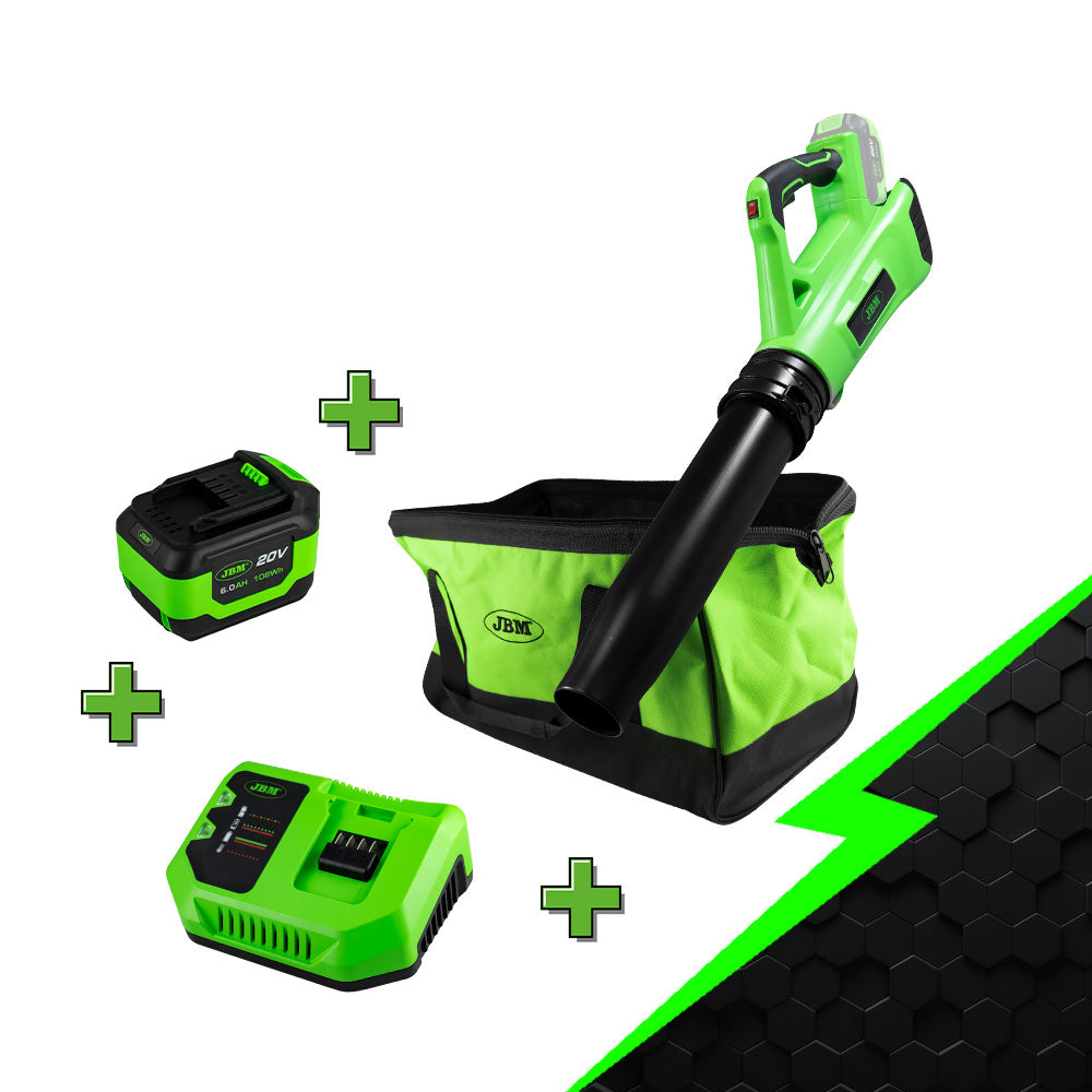 Soffiatore a batteria Jbm PROMO-60030A SET 6AH