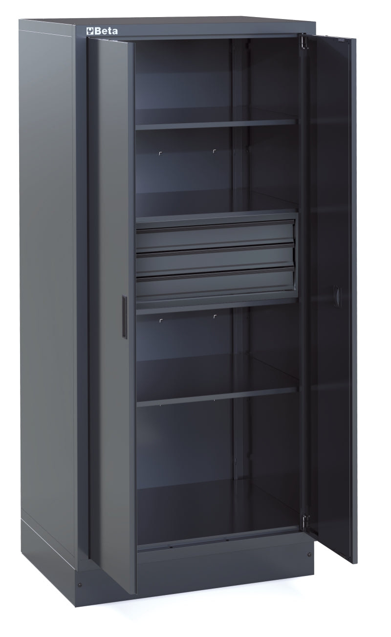 Armadio in lamiera a 2 ante con 3 cassetti per arredo officina RSC50 2.0 Beta RSC50 2.0 A2/3C