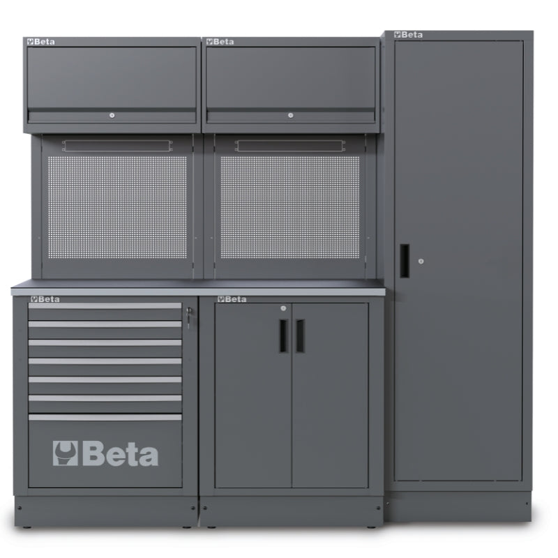 Combinazione arredo officina RSC50 2.0 con 224 utensili Beta RSC50 D/224UT