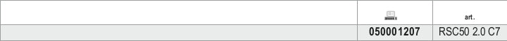 Cassettiera mobile con 7 cassetti per arredo officina RSC50 2.0 Beta RSC50 2.0 C7