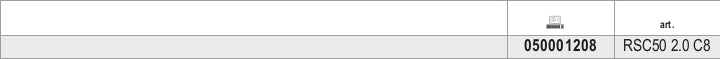 Cassettiera mobile con 8 cassetti per arredo officina RSC50 2.0 Beta RSC50 2.0 C8