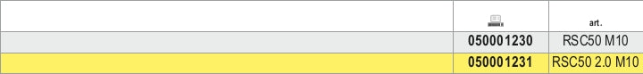 Modulo fisso con 10 cassetti per arredo officina RSC50 2.0 Beta RSC50 2.0 M10