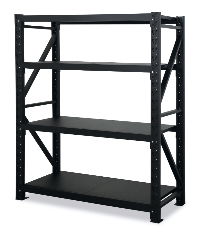 Scaffalatura ampia campata con 4 ripiani, elemento base Beta S4CB