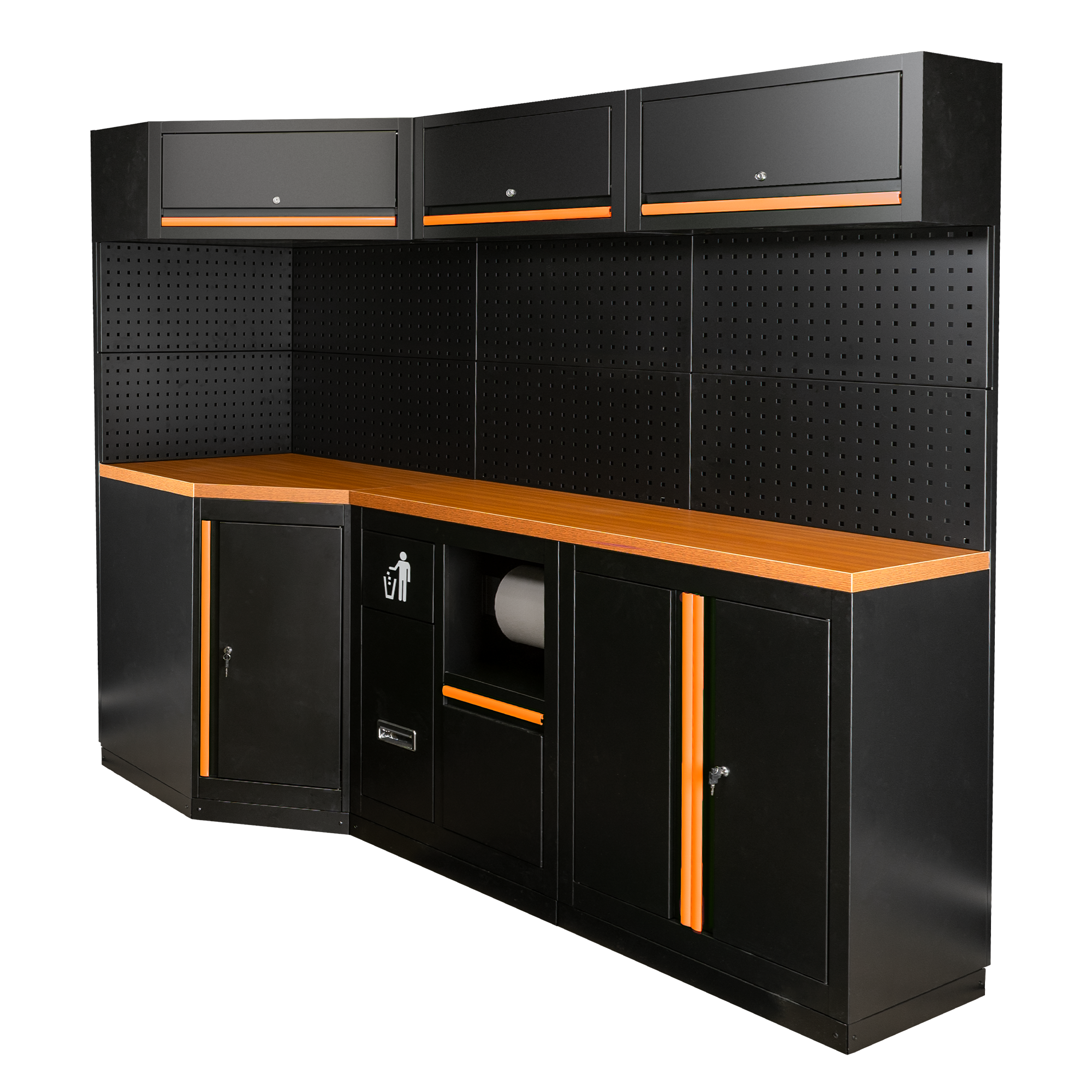 SET DI MOBILI MODULARI (22PCS) - ARANCIONE SERIE518O JBM