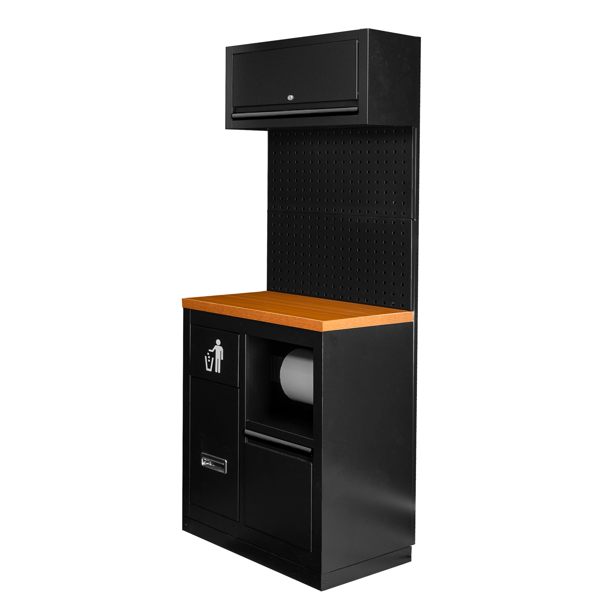 SET DI MOBILI MODULARI (7 PEZZI) - NERO SERIE524K JBM