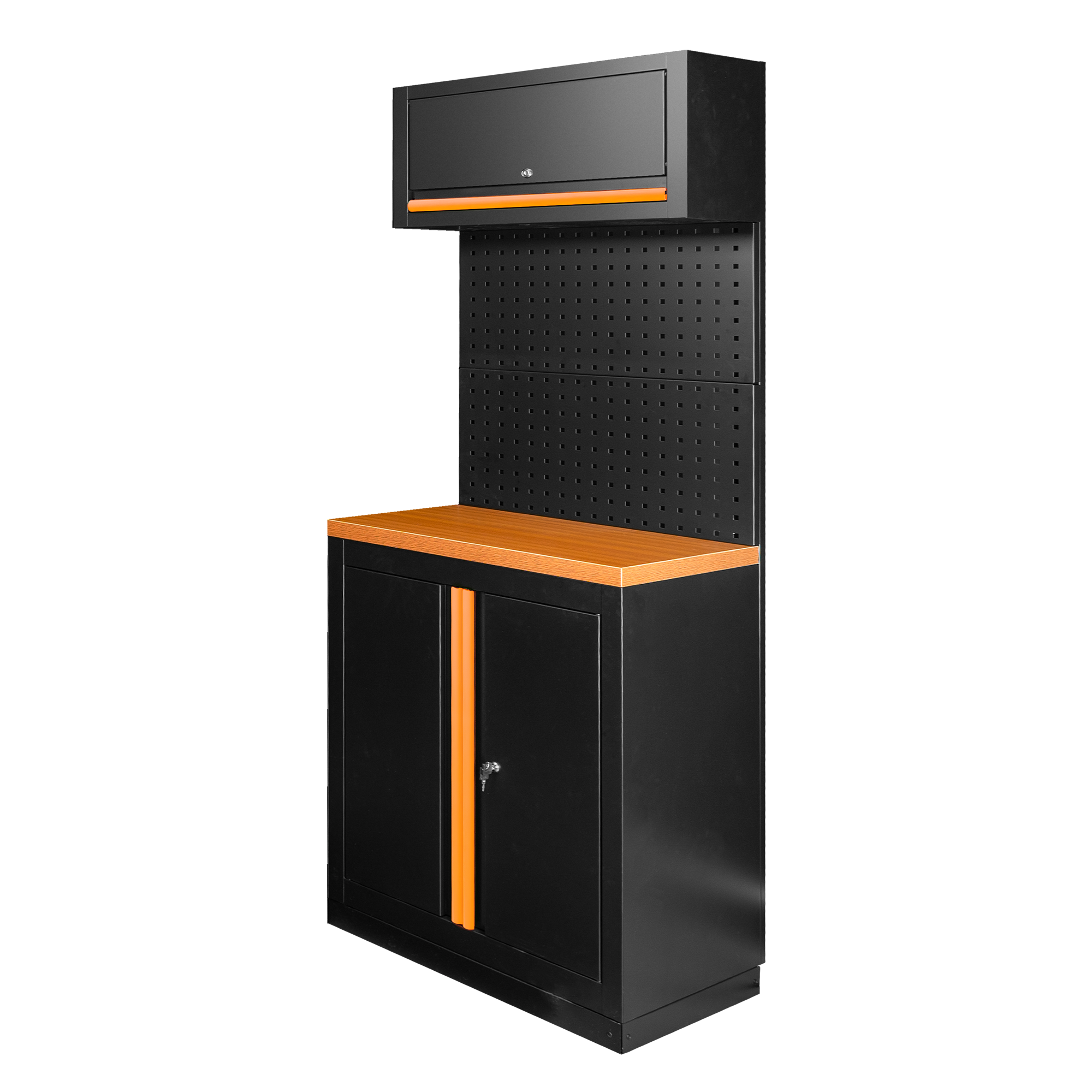 SET DI MOBILI MODULARI (7 PEZZI) - ARANCIONE SERIE525O JBM