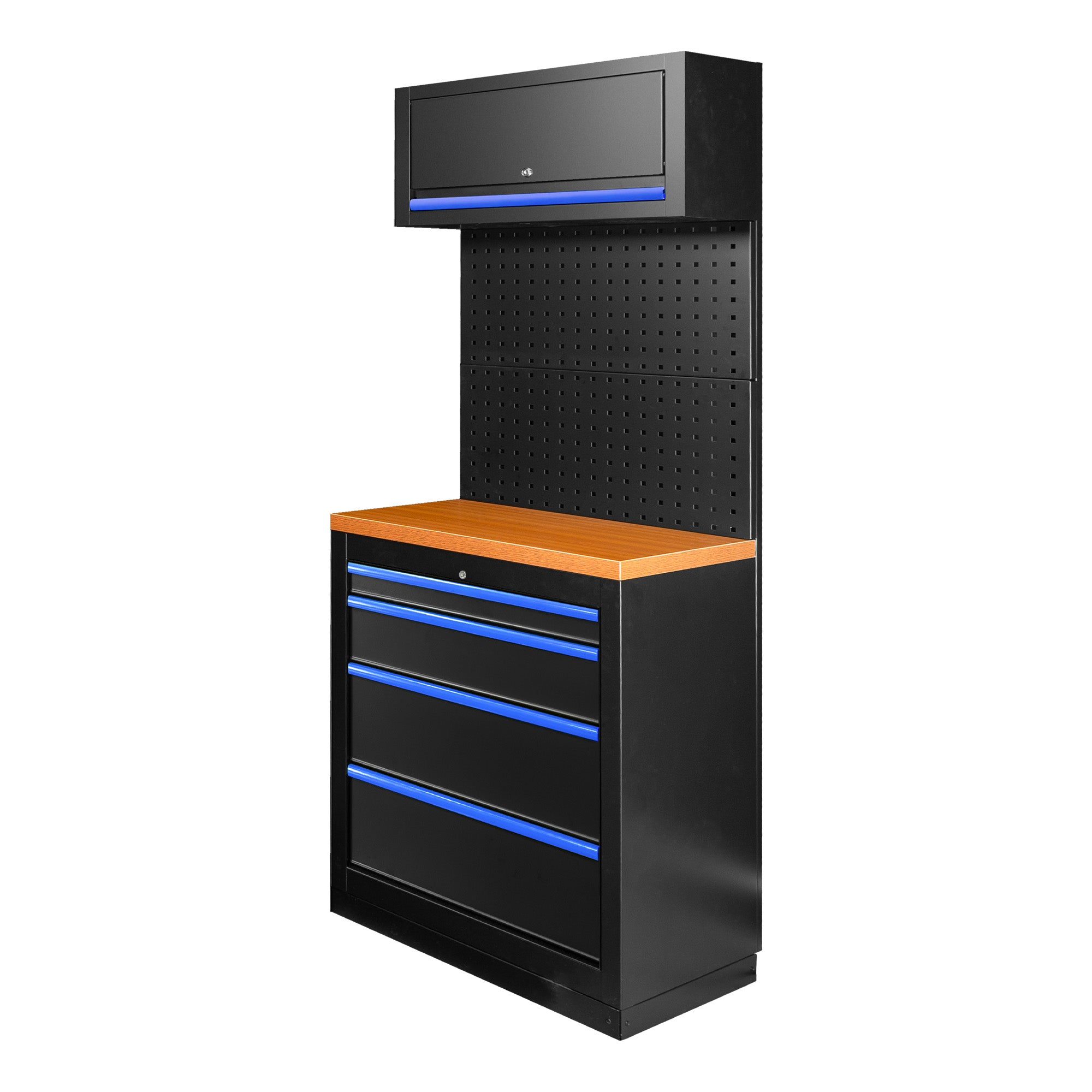 SET DI MOBILI MODULARI (7 PEZZI) - BLU SERIE526B JBM