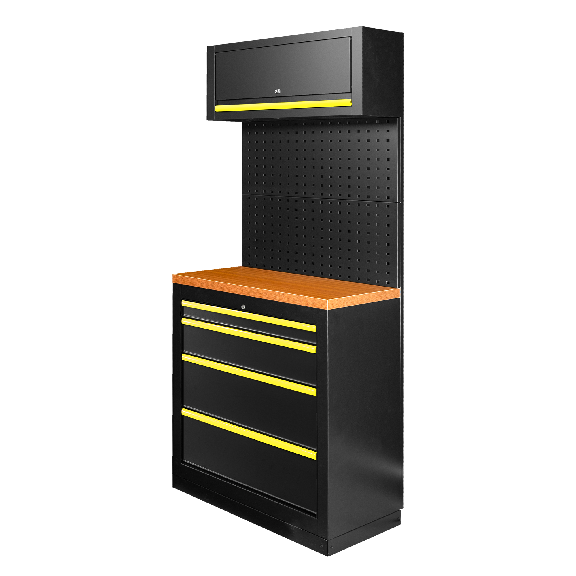 SET DI MOBILI MODULARI (7 PEZZI) - GIALLO SERIE526Y JBM
