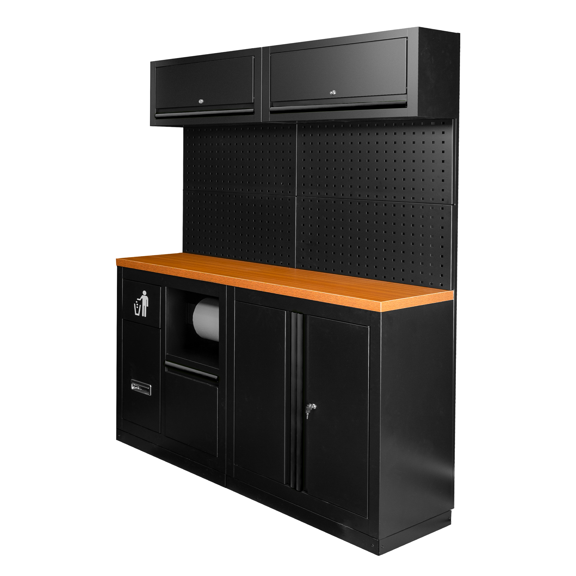 SET DI MOBILI MODULARI (12 PEZZI) - NERO SERIE527K JBM
