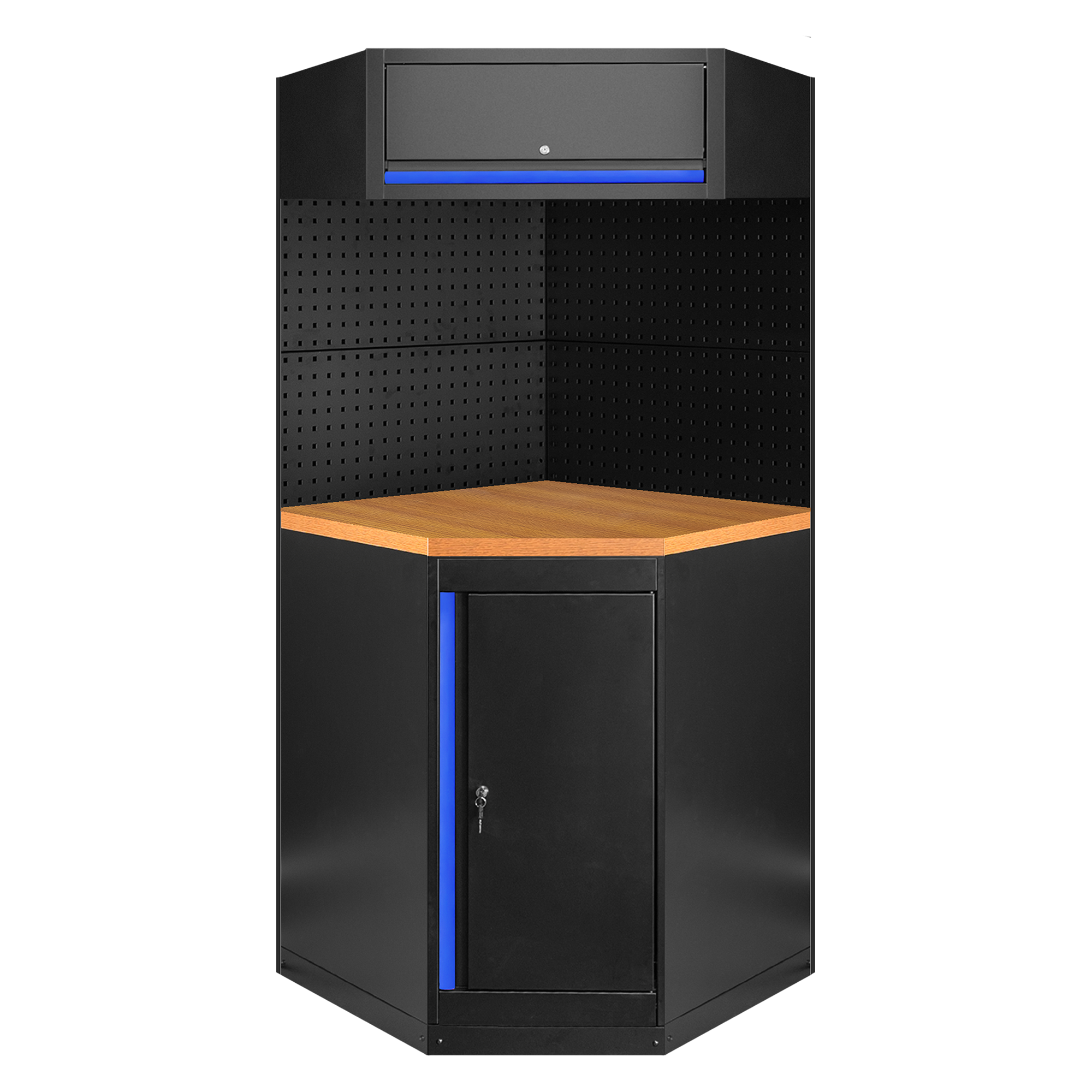 SET DI MOBILI MODULARI (11 PEZZI) - BLU SERIE528B JBM