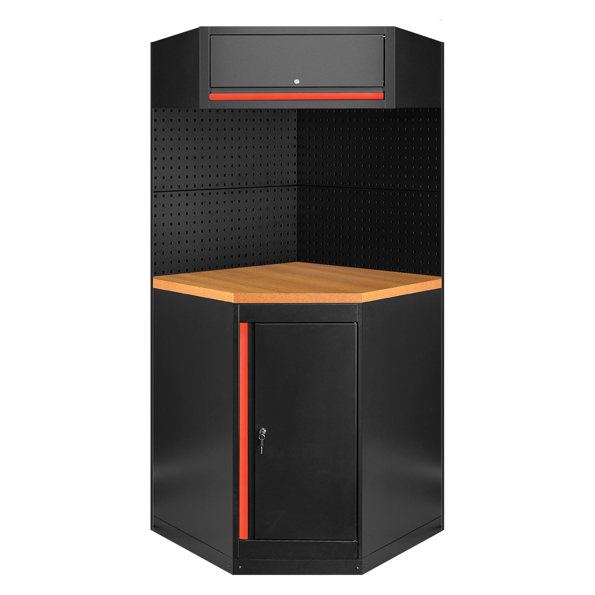 Angolo Arredo Garage Officina JBM ESTENSIONE profili rossi