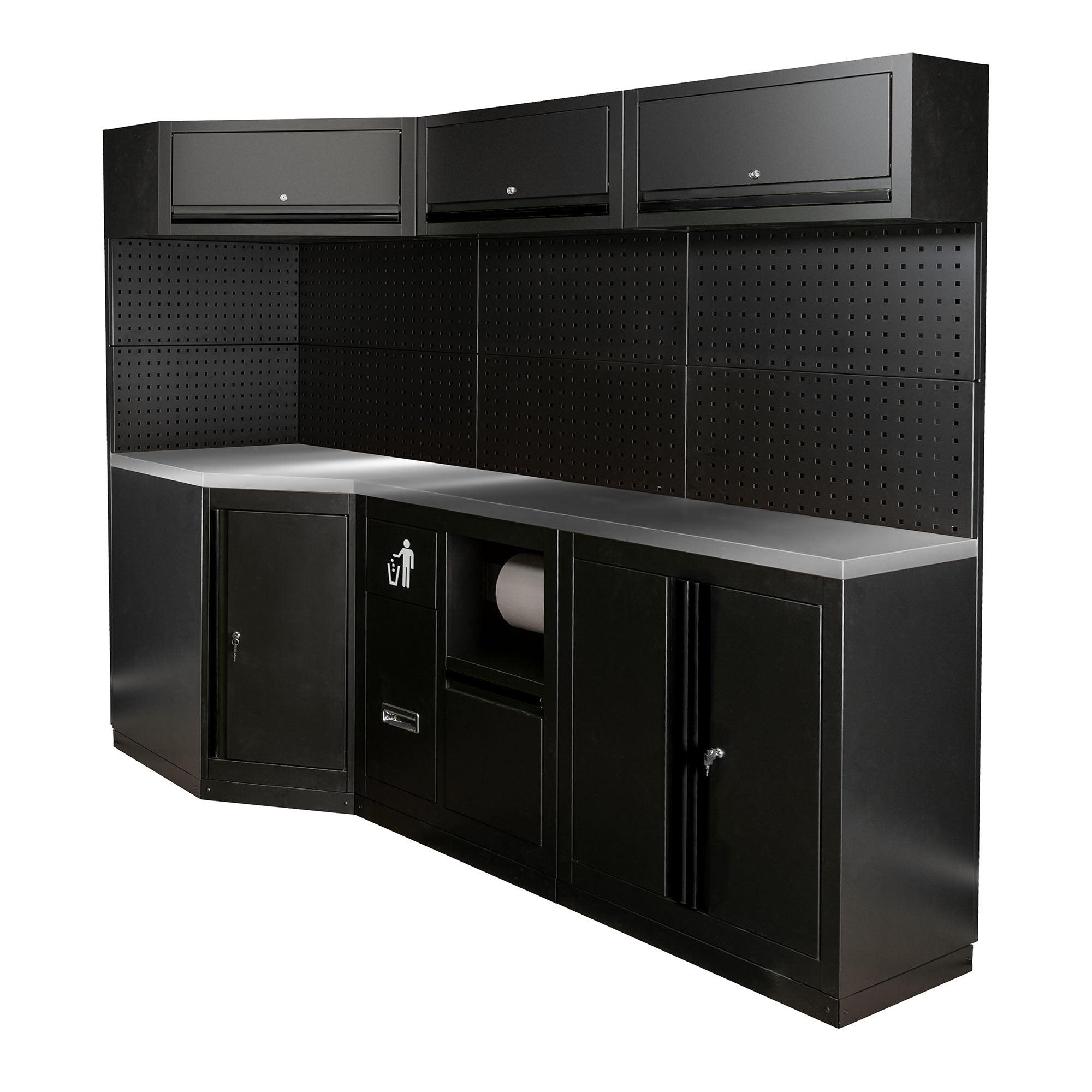 SET DI MOBILI MODULARI (22PCS) - NERO SERIE589K JBM