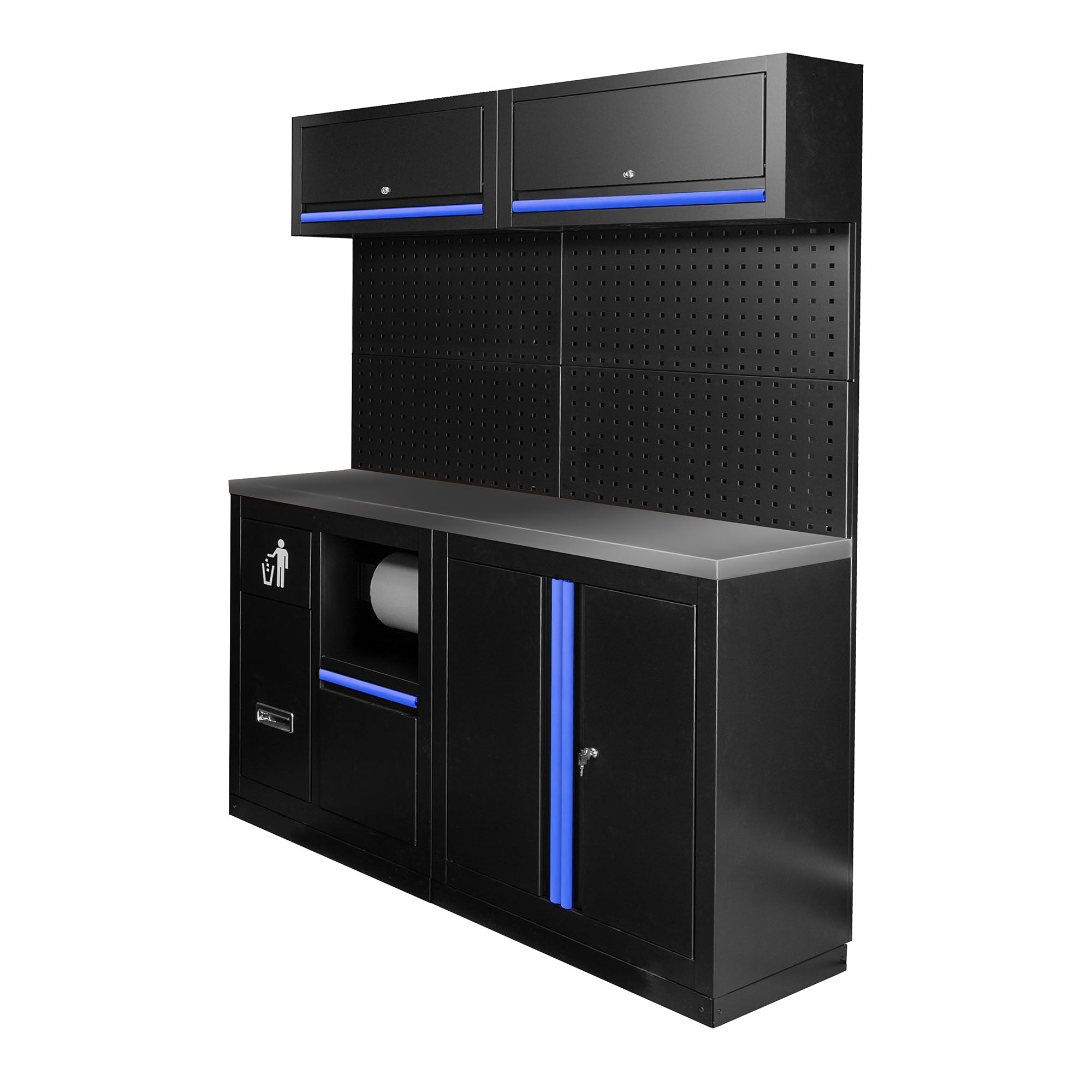 SET DI MOBILI MODULARI (12 PEZZI) - BLU SERIE590B JBM