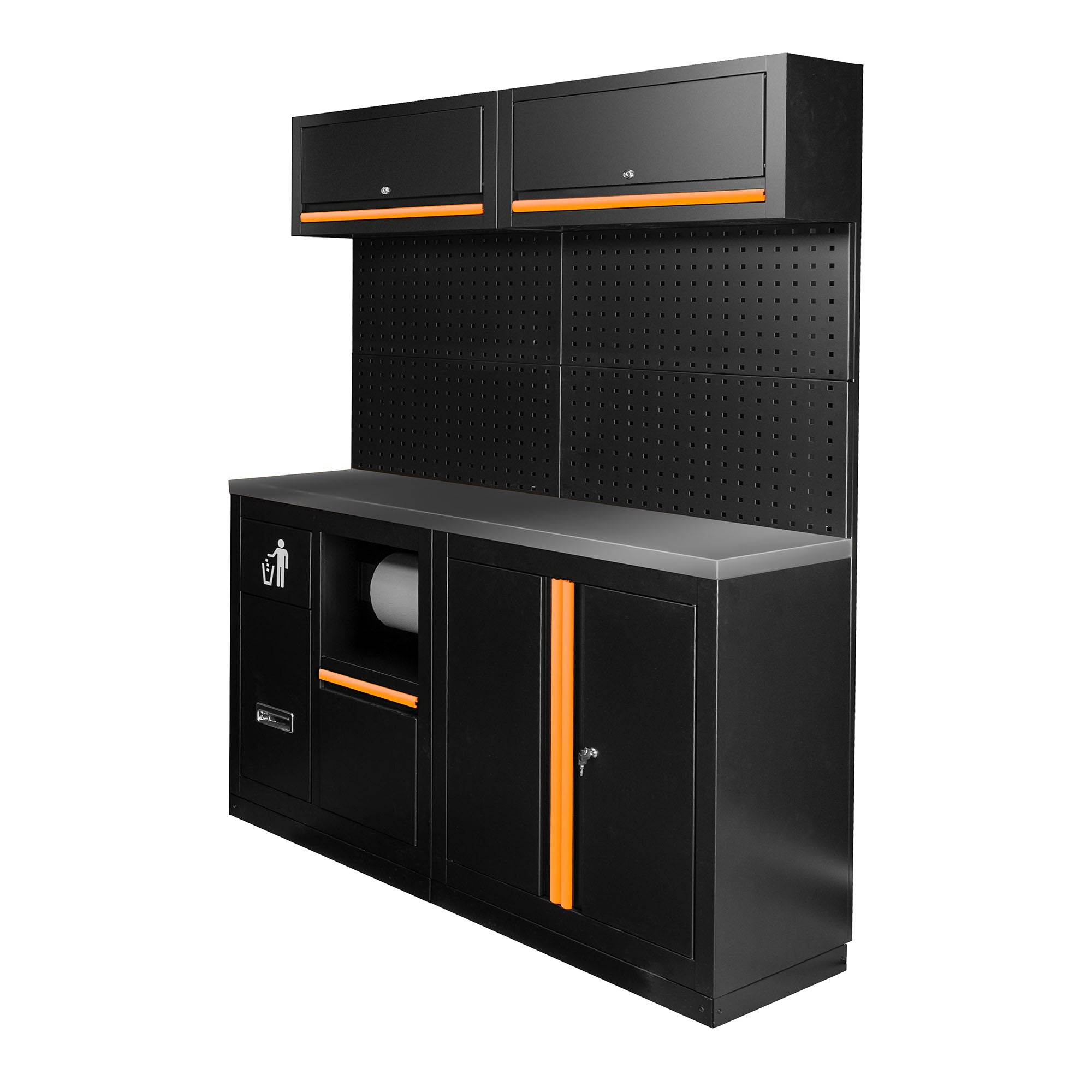 SET DI MOBILI MODULARI (12 PEZZI) - ARANCIONE SERIE590O JBM
