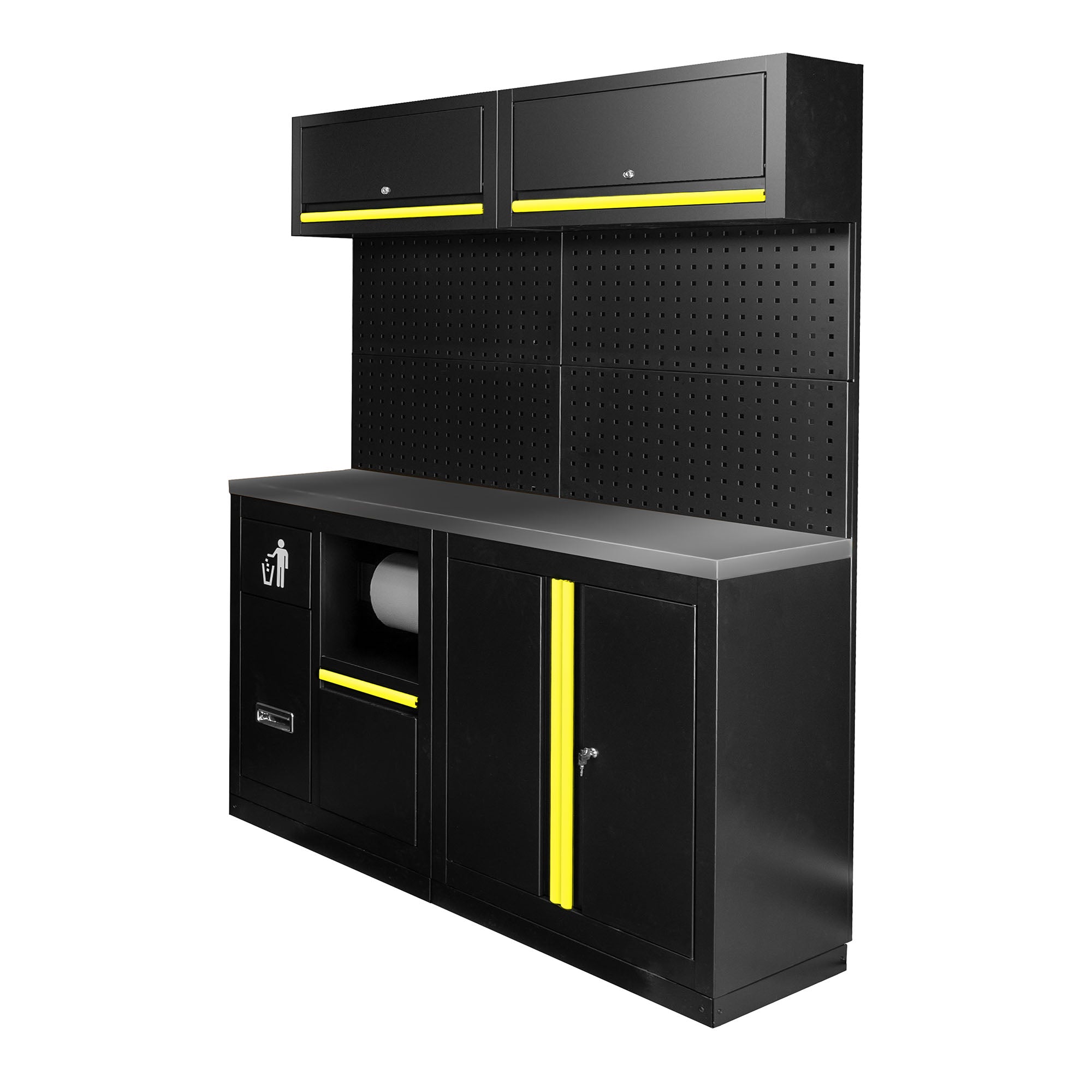 SET DI MOBILI MODULARI (12 PEZZI) - GIALLO SERIE590Y JBM