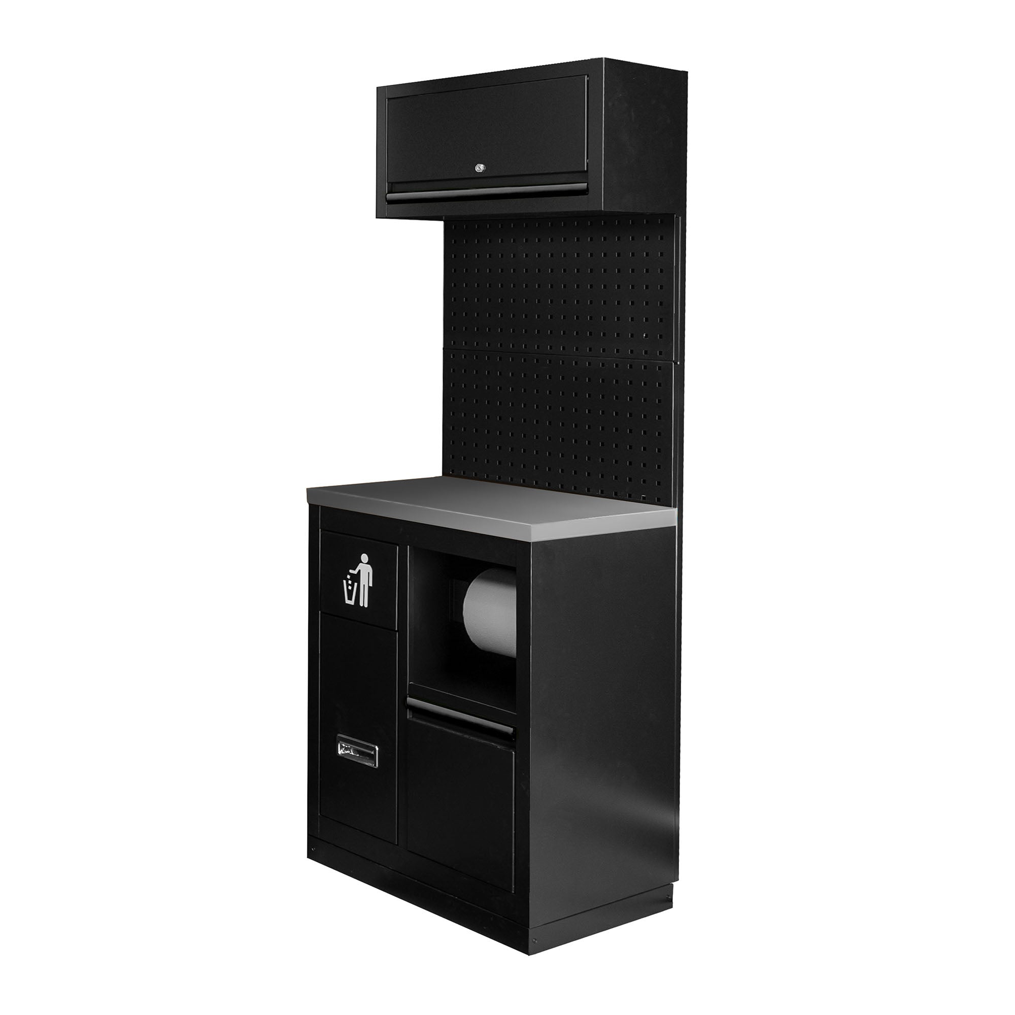 SET DI MOBILI MODULARI (7 PEZZI) - NERO SERIE591K JBM