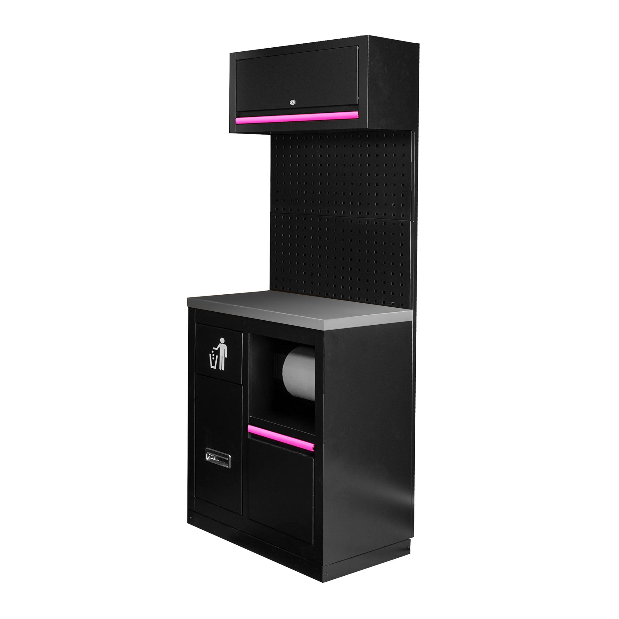 SET DI MOBILI MODULARI (7 PEZZI) - ROSA SERIE591P JBM