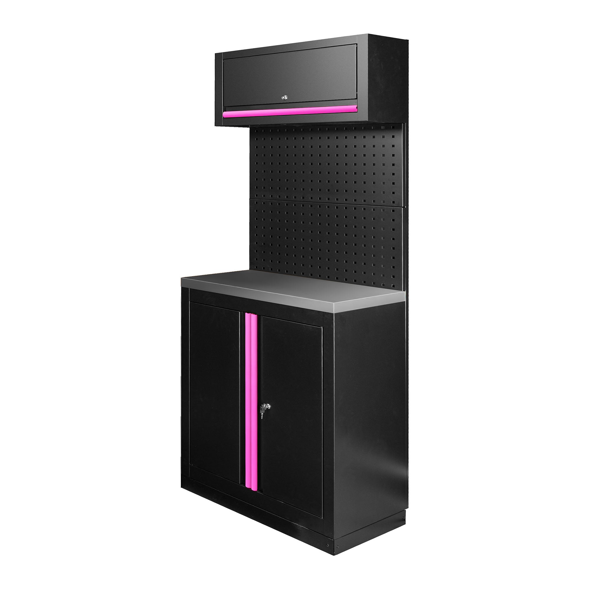 SET DI MOBILI MODULARI (7 PEZZI) - ROSA SERIE592P JBM
