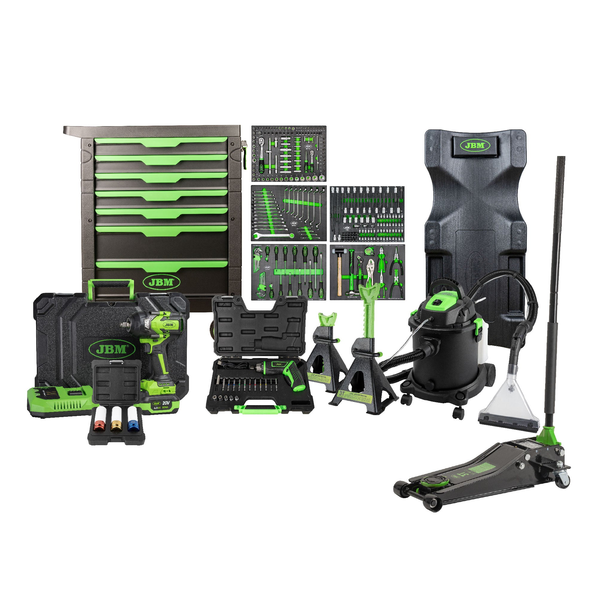 Set completo da officina Jbm SERIE614 SERIE TOTAL PRO