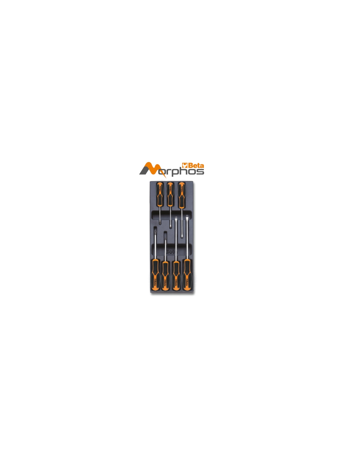 Termoformato rigido in ABS giraviti Morphos per viti lama piatta e Phillips® Beta T208MH