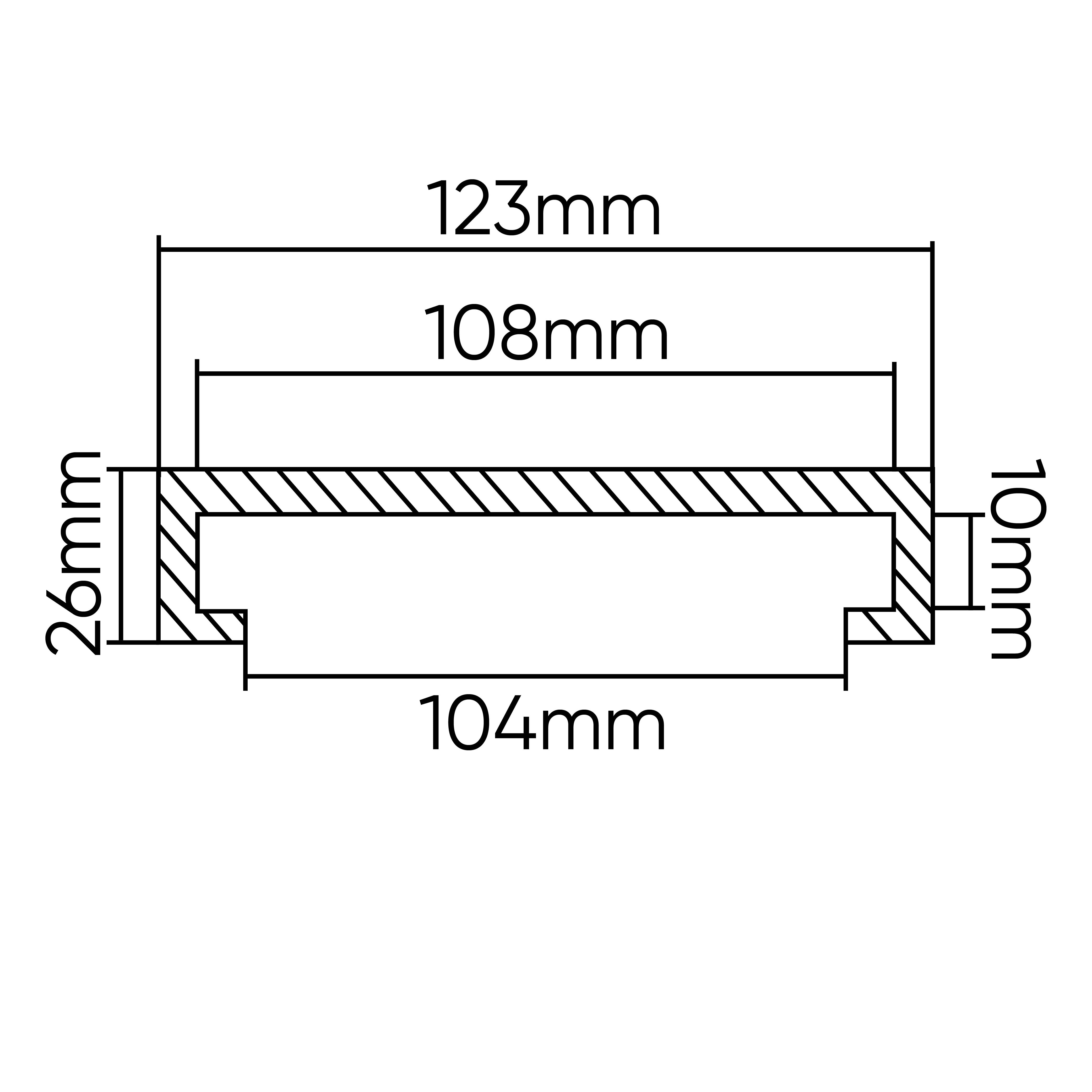 TAMPONE IN GOMMA PER PONTE SOLLEVATORE RAVAGLIOLI/WERTHER 123MM 54355 JBM