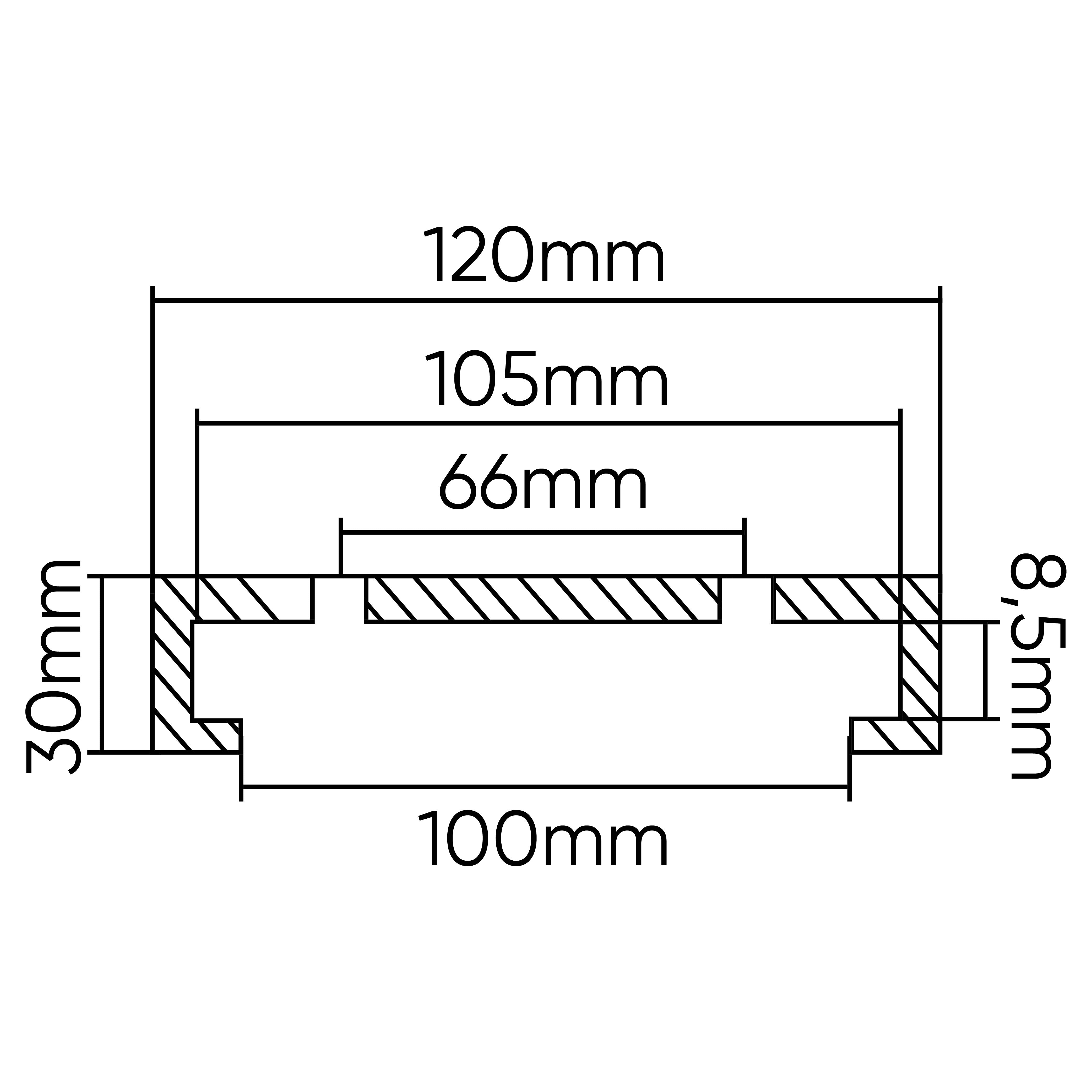 TAMPONE IN GOMMA PER PONTE SOLLEVATORE TWIN BUSCH 120MM 54357 JBM