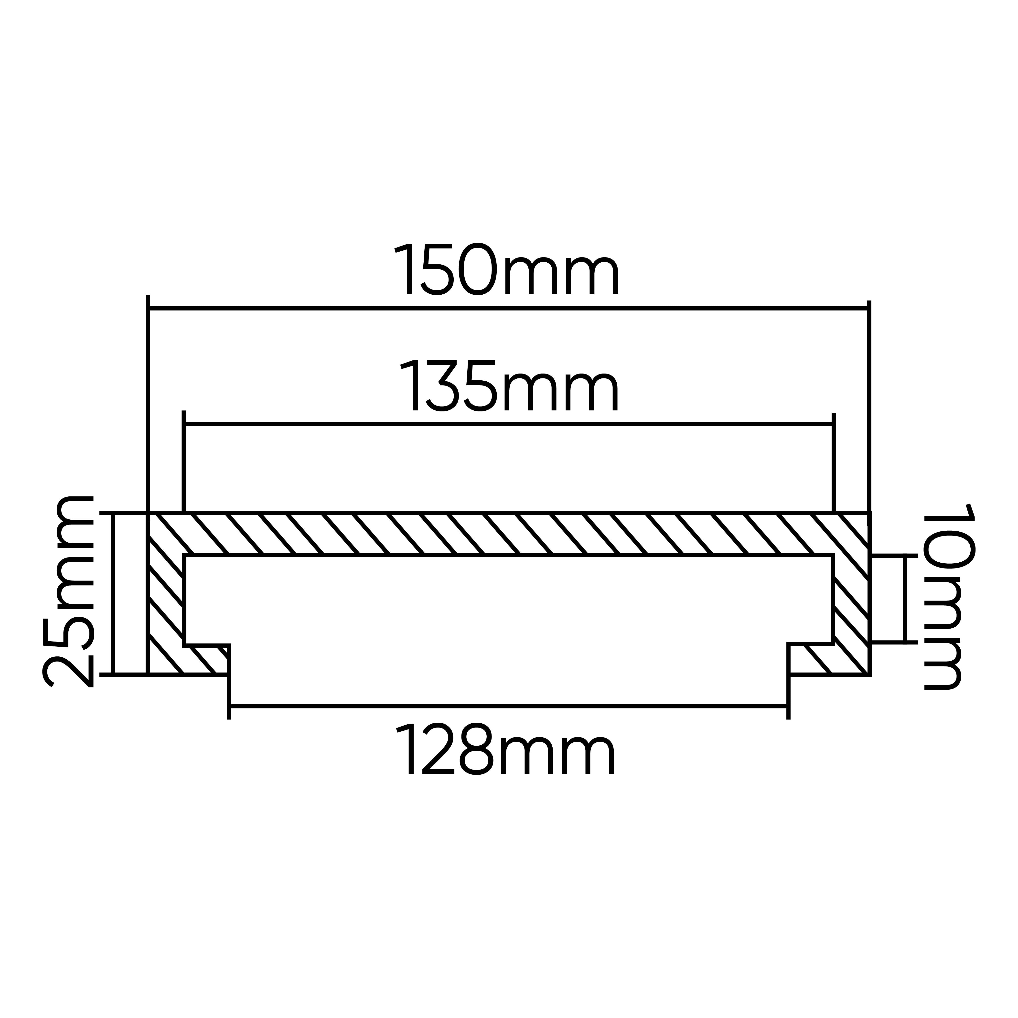 TAMPONE IN GOMMA PER PONTE SOLLEVATORE RAVAGLIOLI 150MM 54488 JBM