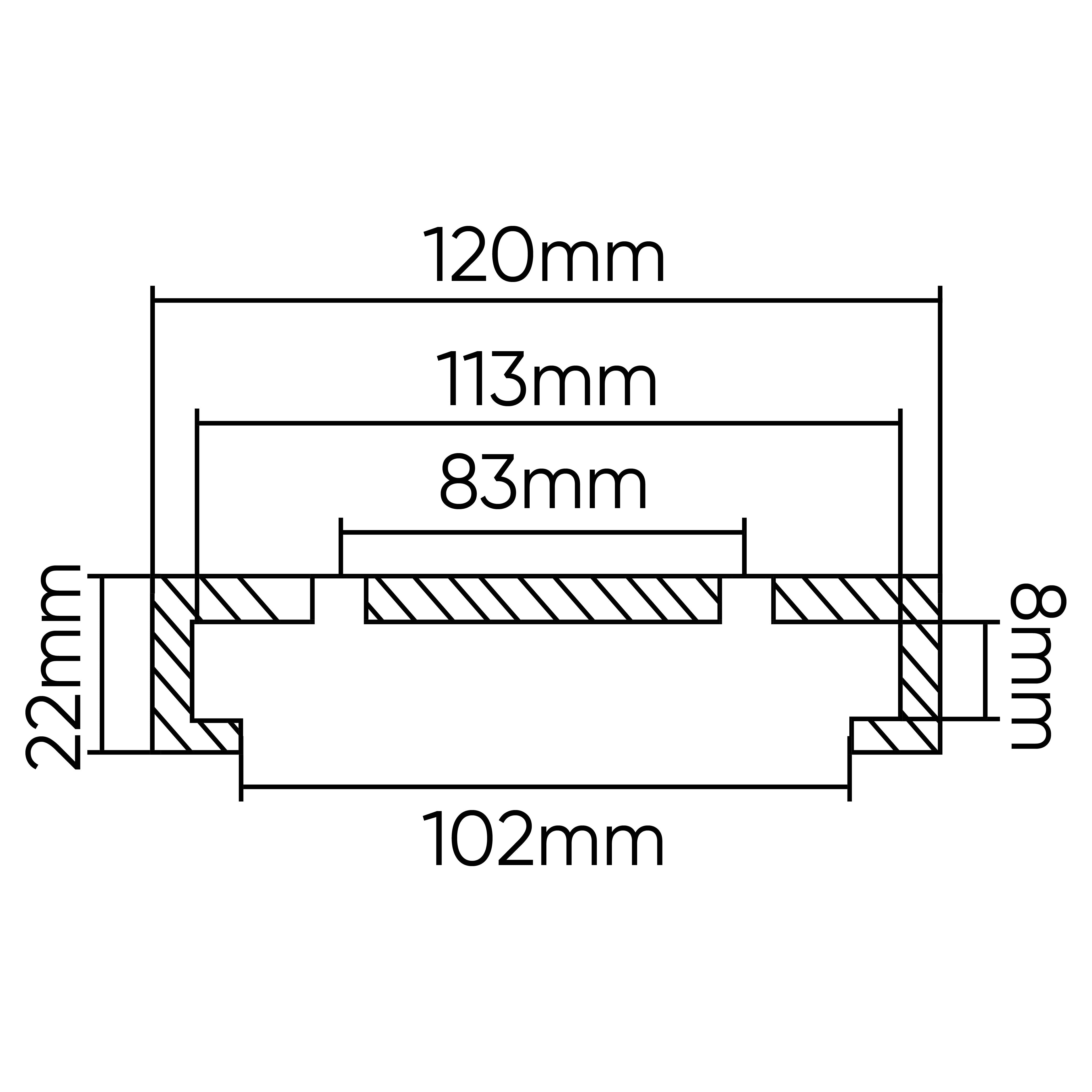 TAMPONE IN GOMMA PER PONTE SOLLEVATORE MAHA 120MM 54497 JBM