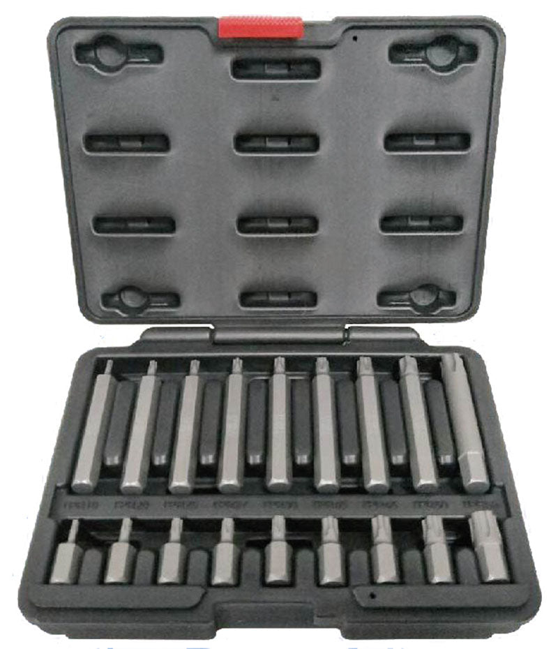 SET 18 PEZZI, INSERTI TORX PLUS, ATT. 10 MM Fermec TP7575