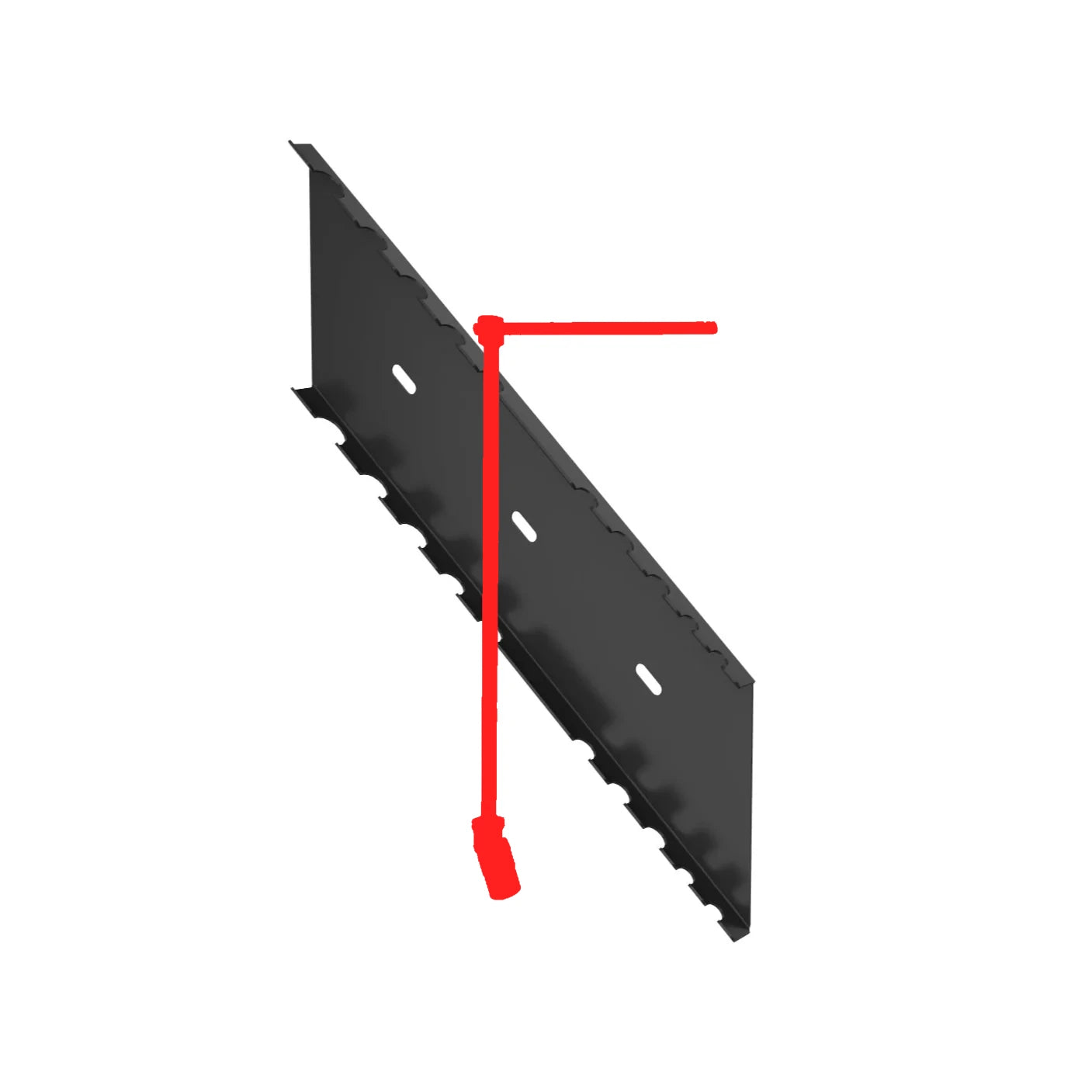 Supporto chiavi snodo per Arredo Officina Workshopitaly MPS Total Black