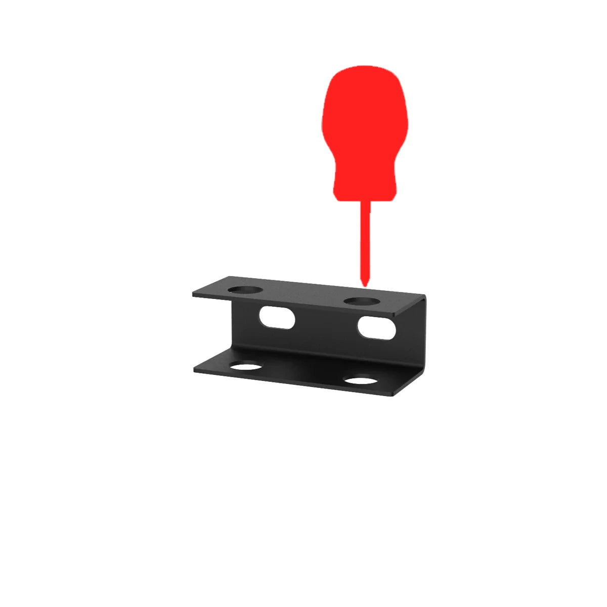 Supporto 2 posti giraviti per Arredo Officina Workshopitaly MPS Total Black