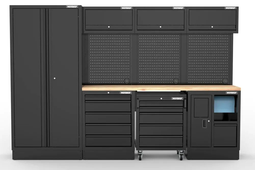 Arredo Officina Workshopitaly MPS 27 legno 3mt. Total Black