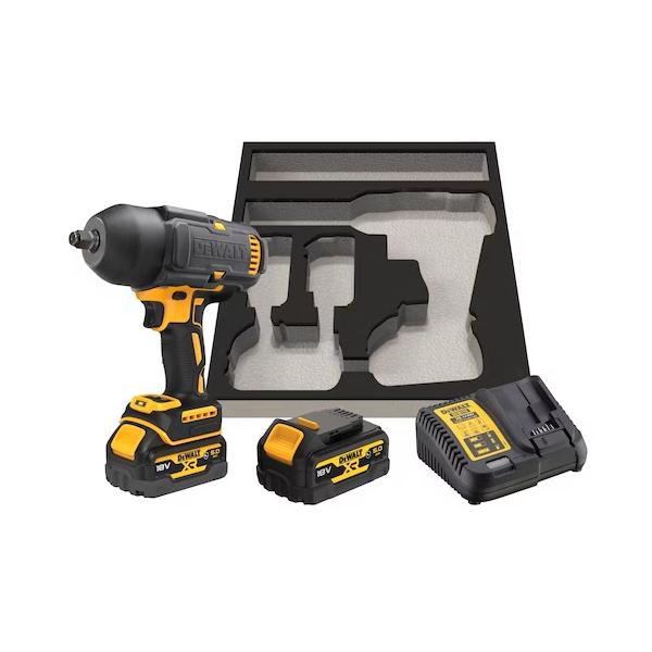 Avvitatore a impulsi DeWalt DCF900P2G-QW set 5ah 1/2" in termoformato per carrelli