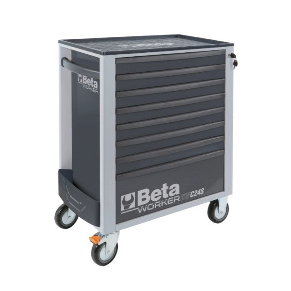 Cassettiera mobile con otto cassetti e assortimento di 398 utensili Beta BW 2400S 8/E-L