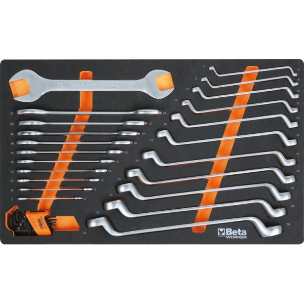 Cassettiera mobile con otto cassetti e assortimento di 398 utensili Beta BW 2400S 8/E-L