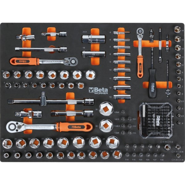 Assortimento 268 utensili UNIVERSALI Beta BW 5945/2023 per arredo C45