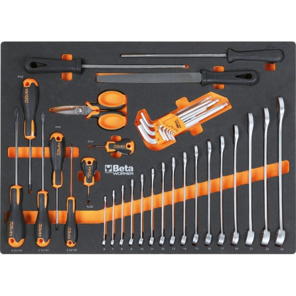 Cassettiera 6 cassetti 196 utensili UNIVERSALI Beta BW C04BOX-A VU